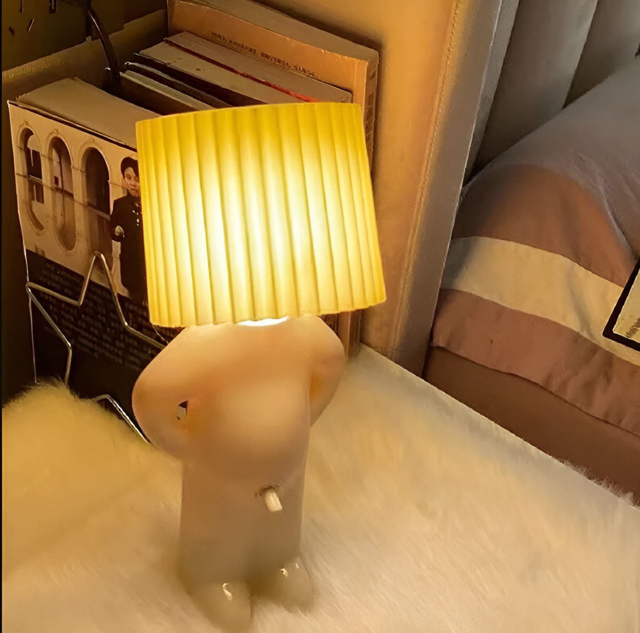 Skorter | Table lamp - Creative little Shy Boy LED lamp