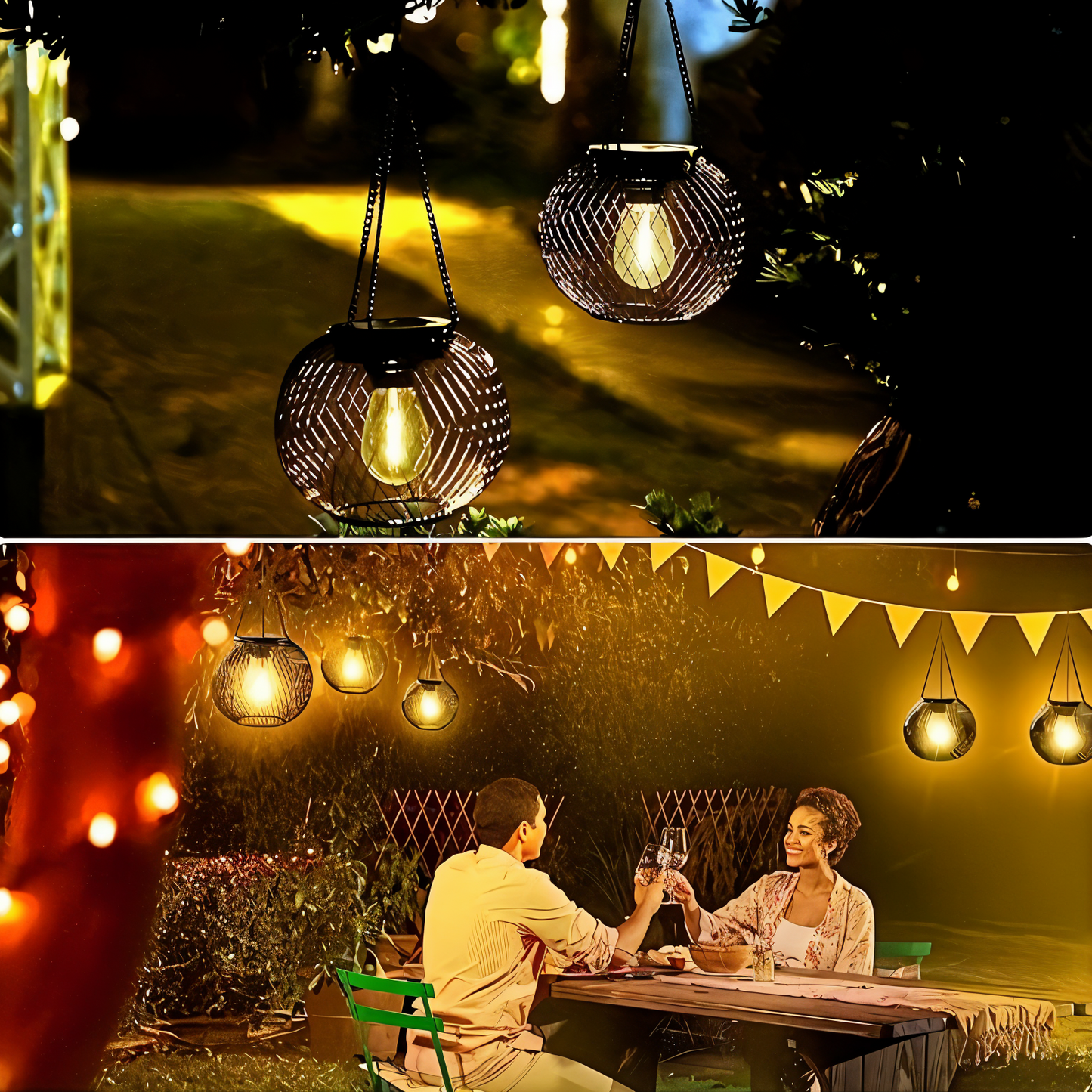Skorter | Lumentalic - Waterproof Hanging Solar Lamp for Outdoors