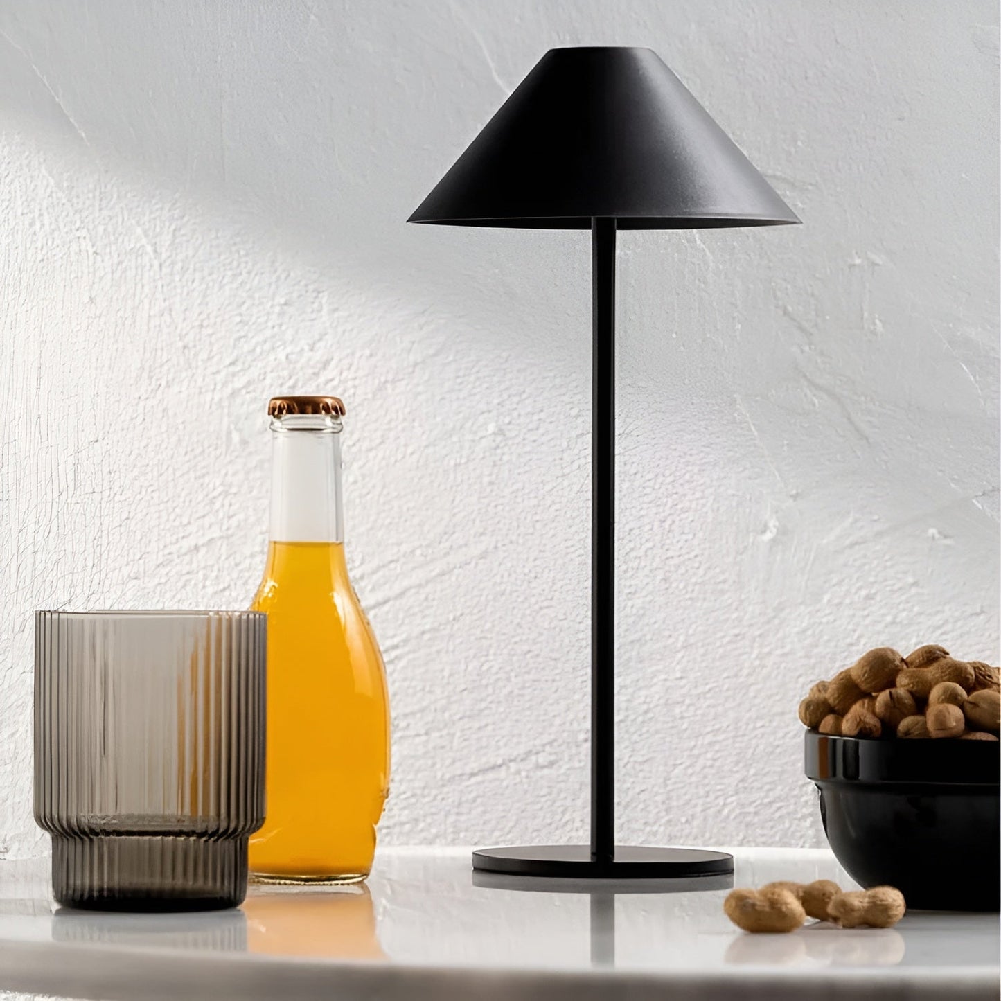 Skorter | LumiLuxe - Dimmable Nordic Cone LED Table Lamp with Touch Control