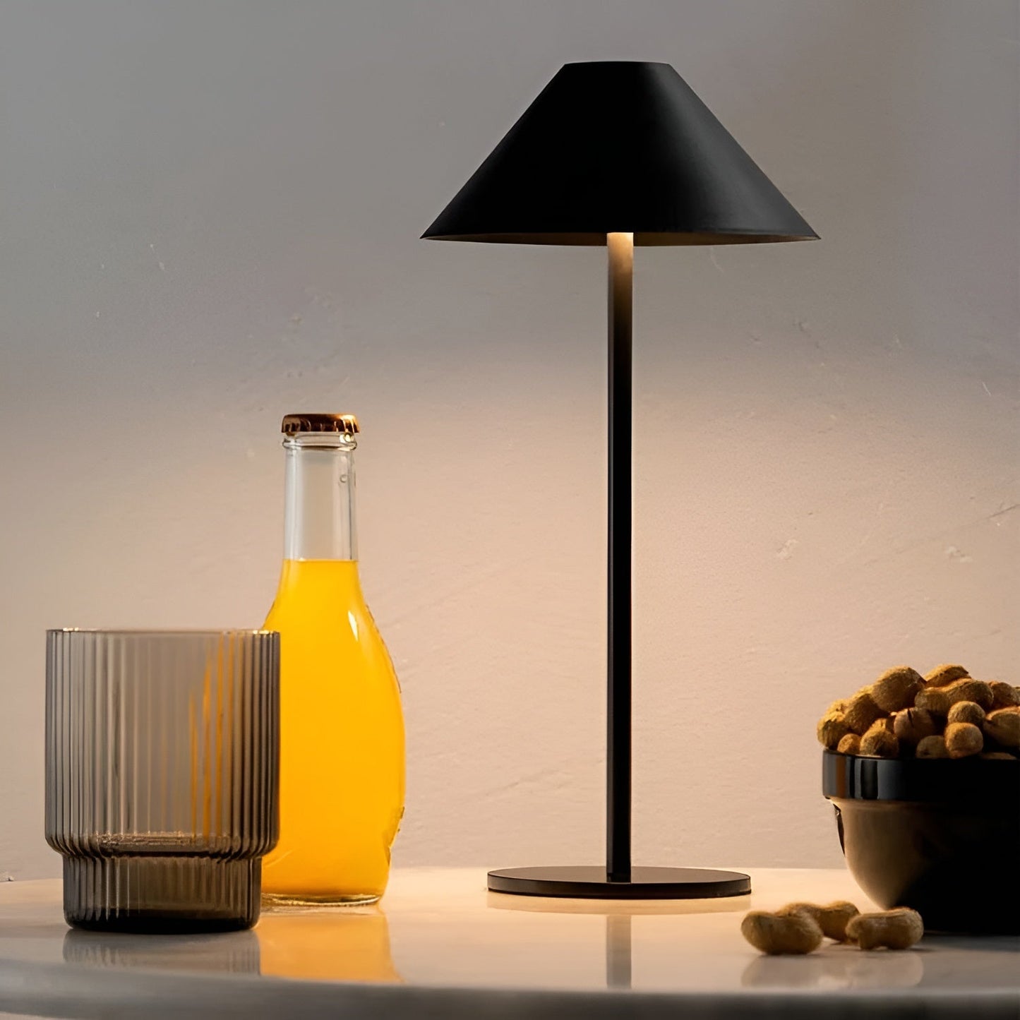 Skorter | LumiLuxe - Dimmable Nordic Cone LED Table Lamp with Touch Control