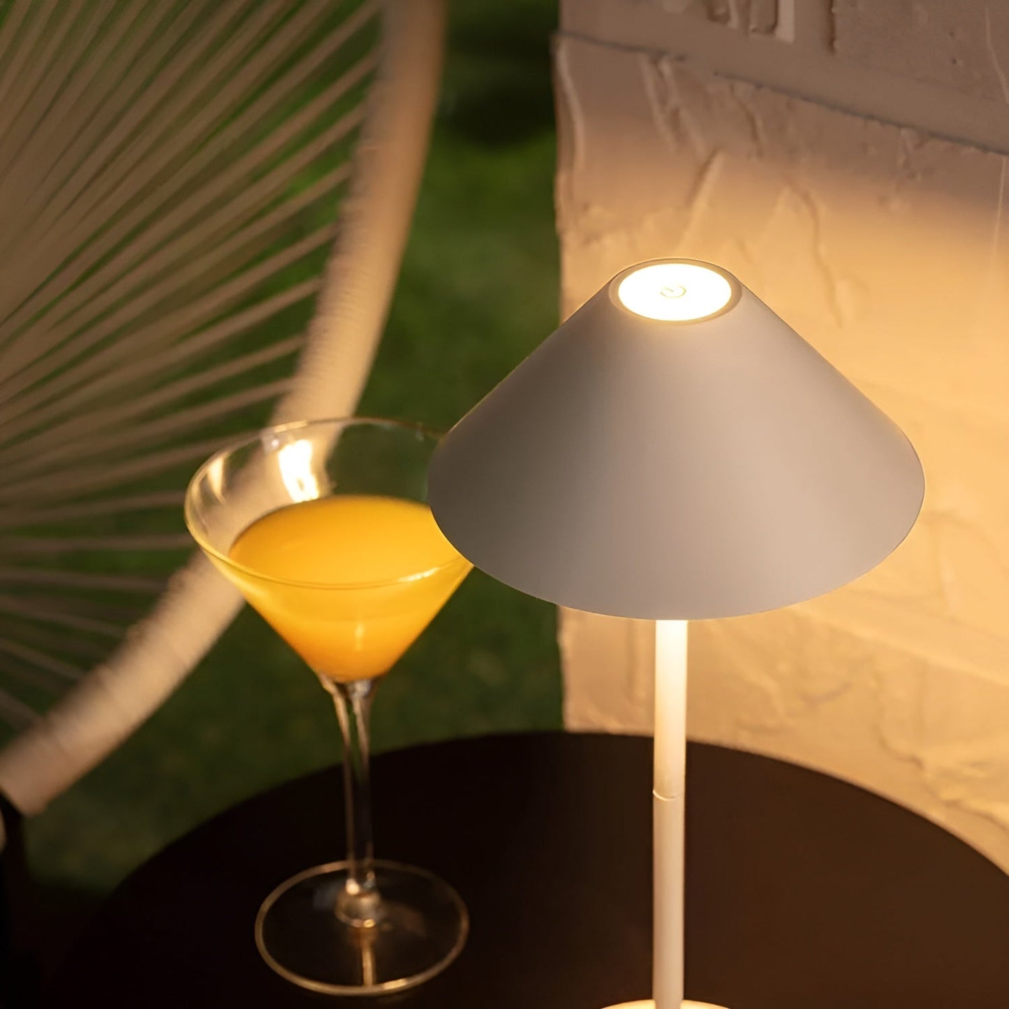 Skorter | LumiLuxe - Dimmable Nordic Cone LED Table Lamp with Touch Control