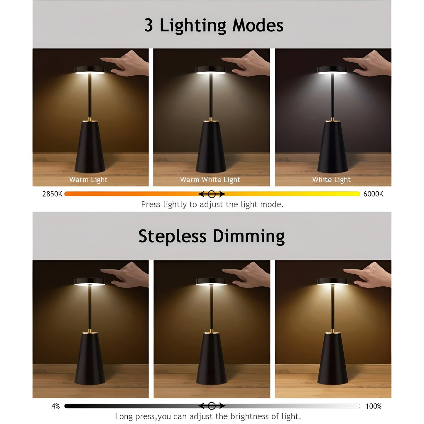 Skorter | Sleek Lamp - Wireless Luxury Table Lamp For Modern Environment