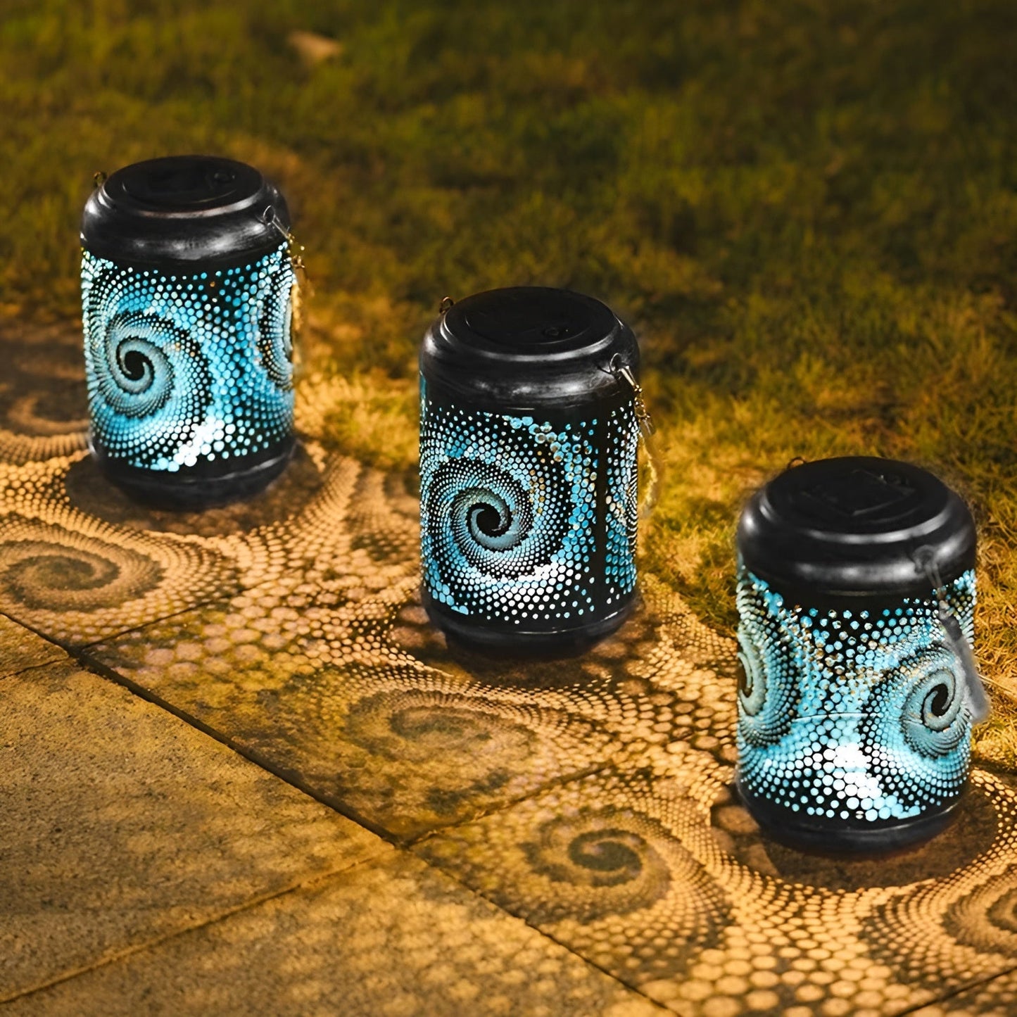 Skorter | SpiCircle - Solar projector lamp with spiral effect for outdoor