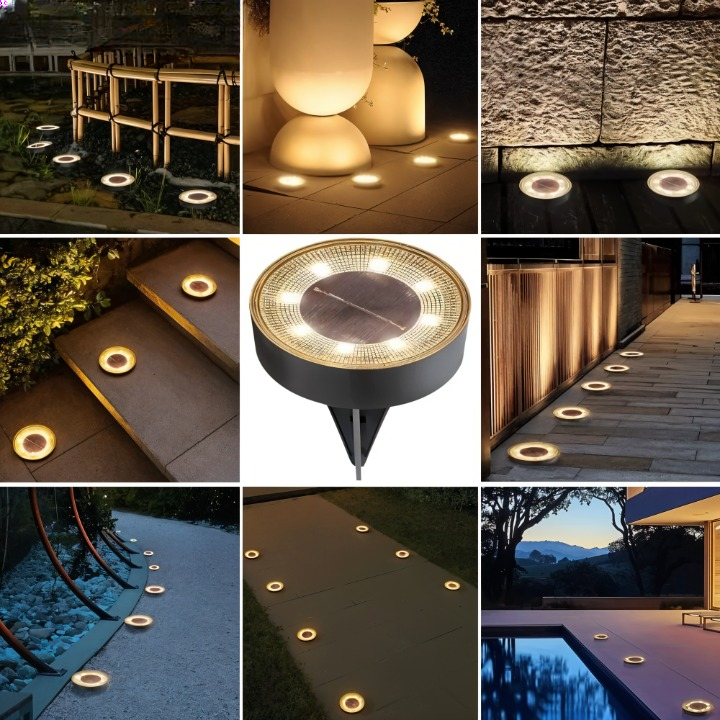 Skorter | SunSparkle - 2-Pack LED Solar Outdoor Lighting
