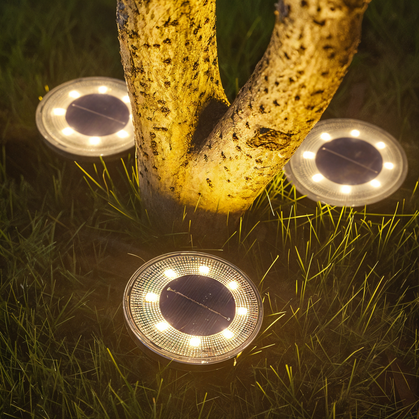 Skorter | SunSparkle - 2-Pack LED Solar Outdoor Lighting