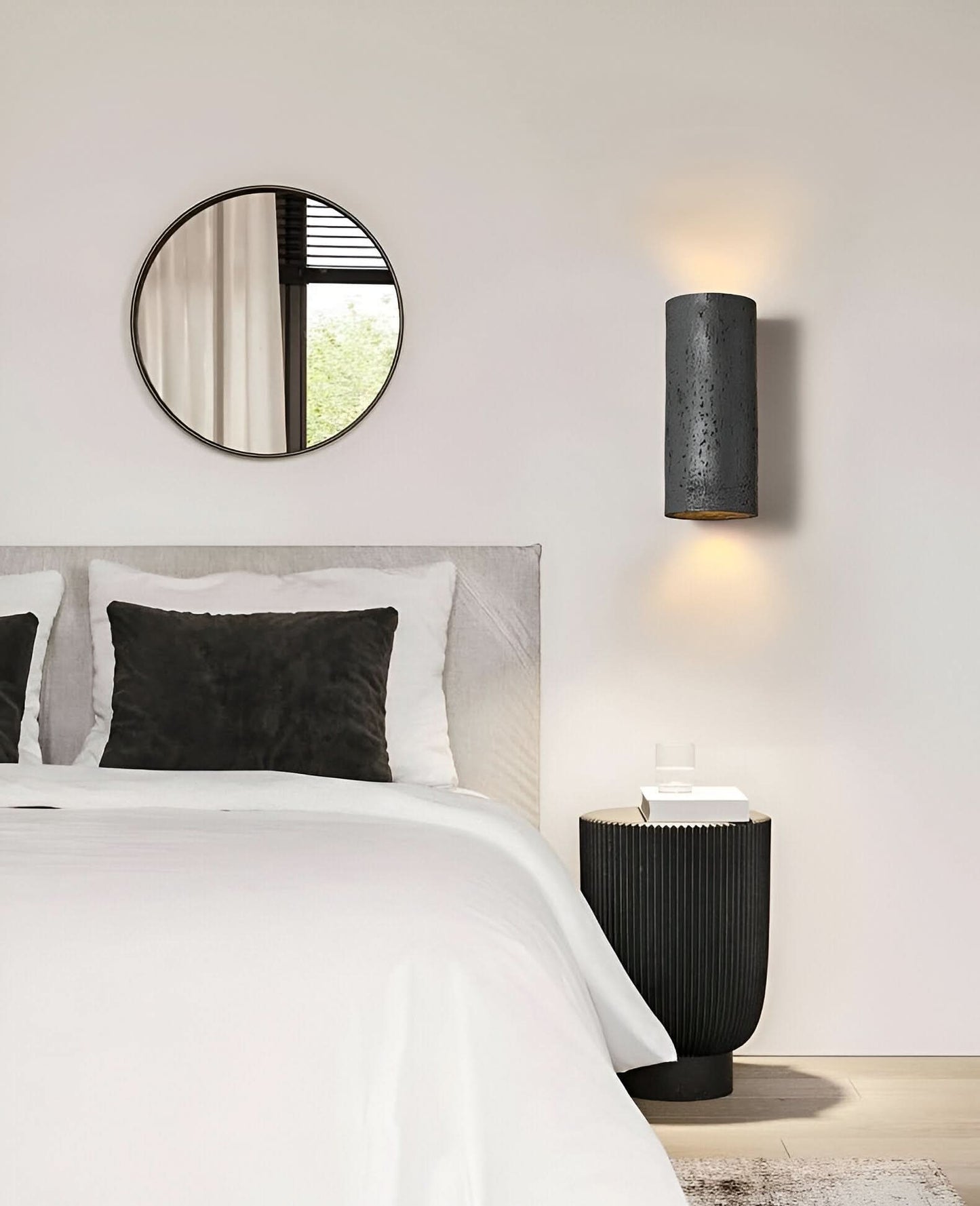 Skorter | StoneBeam LED Cylinder Wall Light – Indoor/Outdoor
