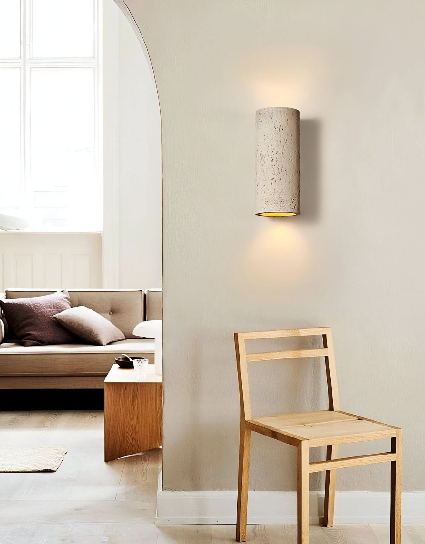 Skorter | StoneBeam LED Cylinder Wall Light – Indoor/Outdoor