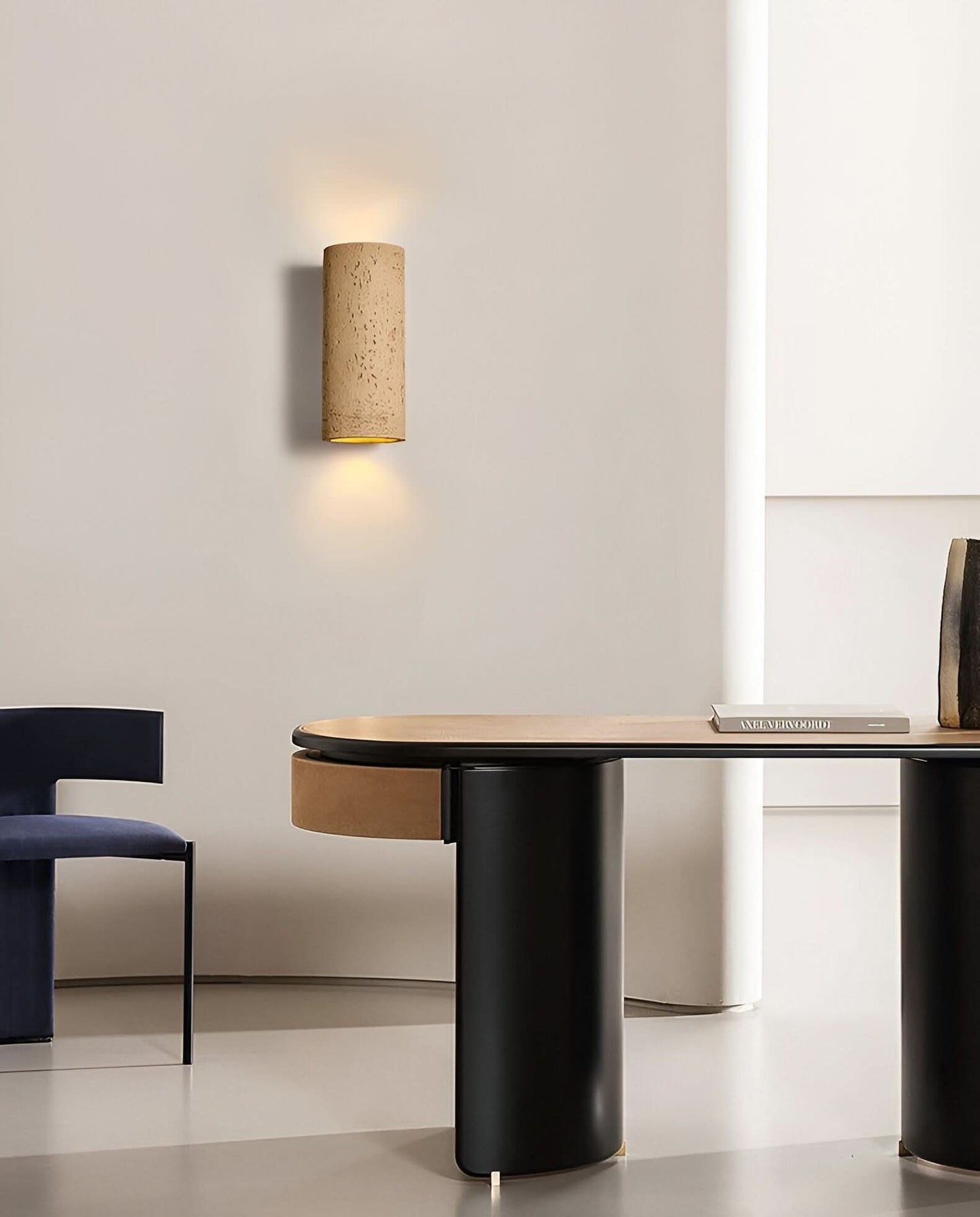Skorter | StoneBeam LED Cylinder Wall Light – Indoor/Outdoor