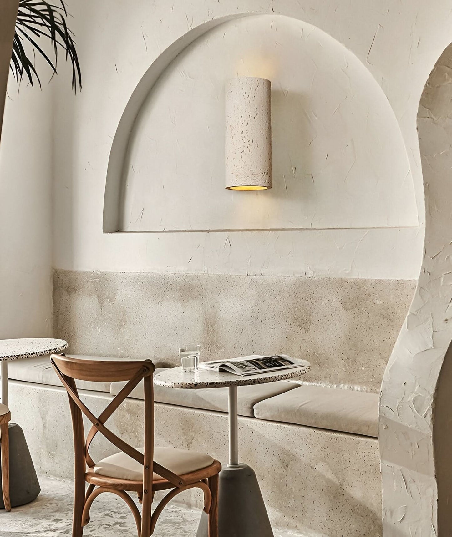 Skorter | StoneBeam LED Cylinder Wall Light – Indoor/Outdoor