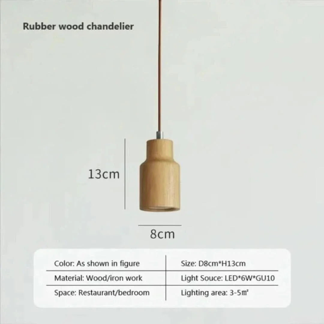 Skorter | Timberessence - Scandinavian Wood Pendant Lamp