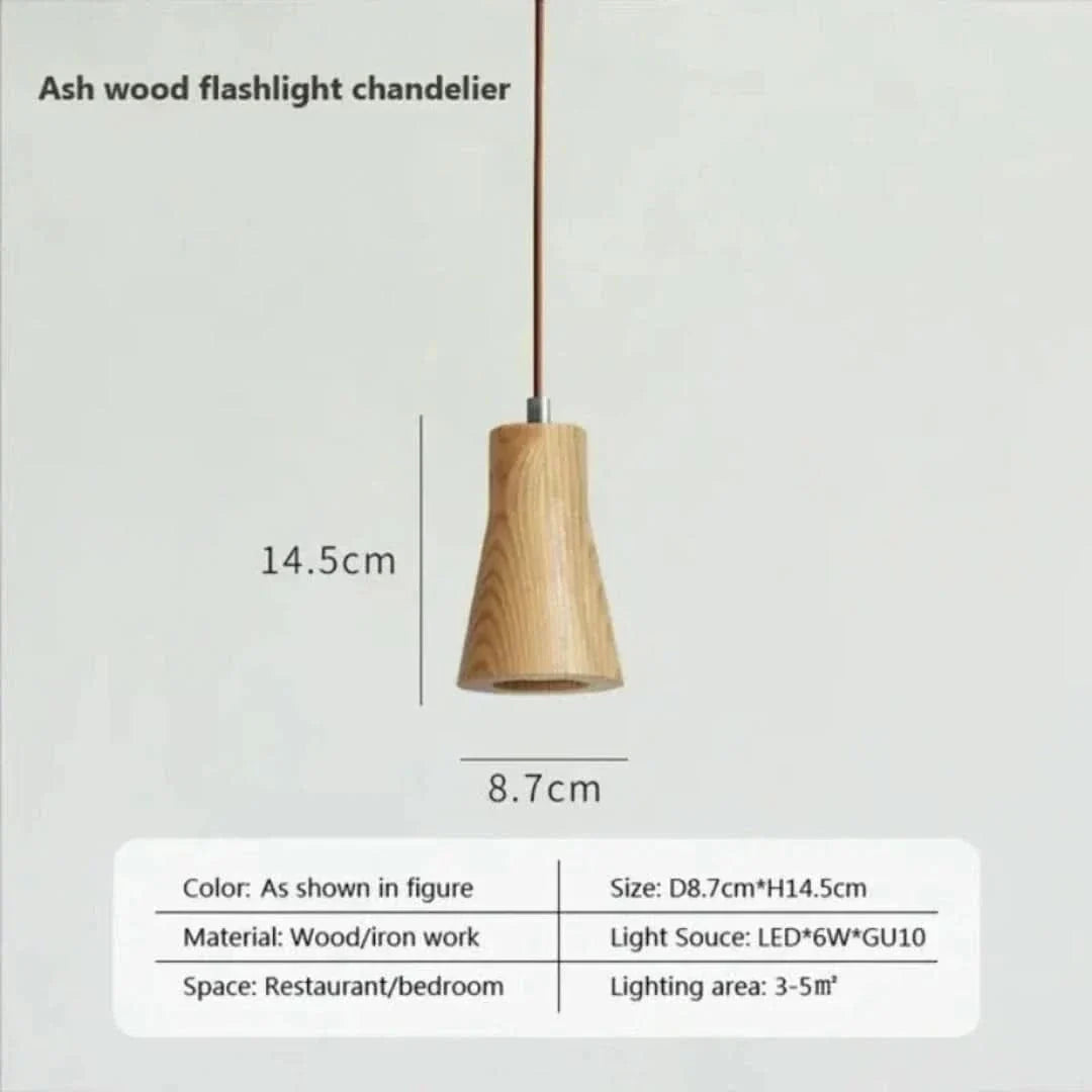 Skorter | Timberessence - Scandinavian Wood Pendant Lamp