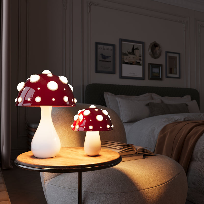 Skorter | Luminara LED Table Lamp – Realistic flickering flame effect, battery-operated, adjustable brightness, perfect for home decor, living room or bedroom