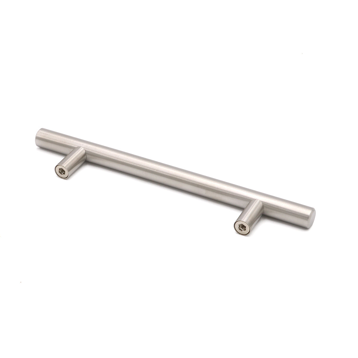 Skorter | Brushed Nickel Modern Stainless Steel Drawer Hardware T-Bar Handles