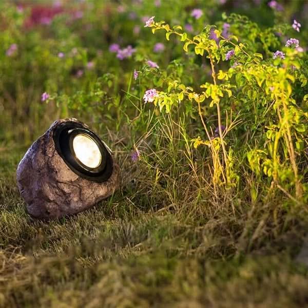 Skorter | Solar Rock Light – LED Garden Stone Lamp