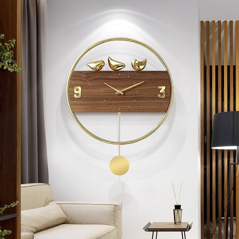 Skorter | Simple Light Luxury Wall Clock Creative Nordic Individual Clock