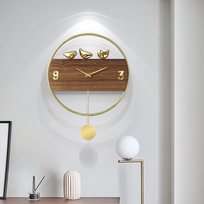 Skorter | Simple Light Luxury Wall Clock Creative Nordic Individual Clock