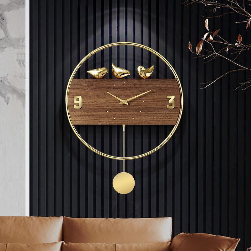 Skorter | Simple Light Luxury Wall Clock Creative Nordic Individual Clock