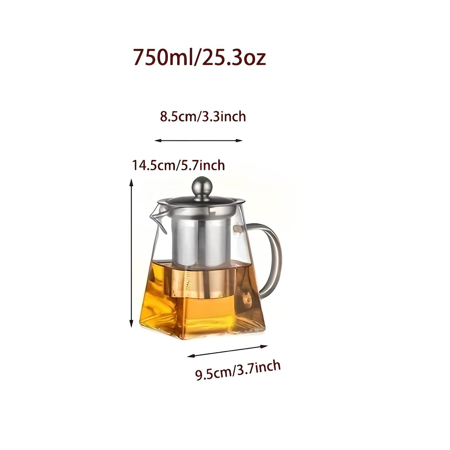 Skorter infuser in borosilicate glass