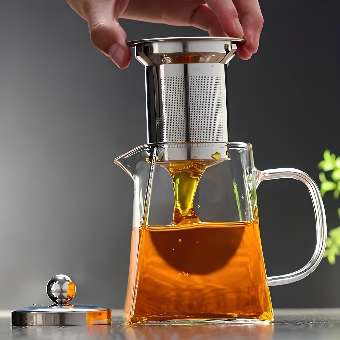 Skorter infuser in borosilicate glass