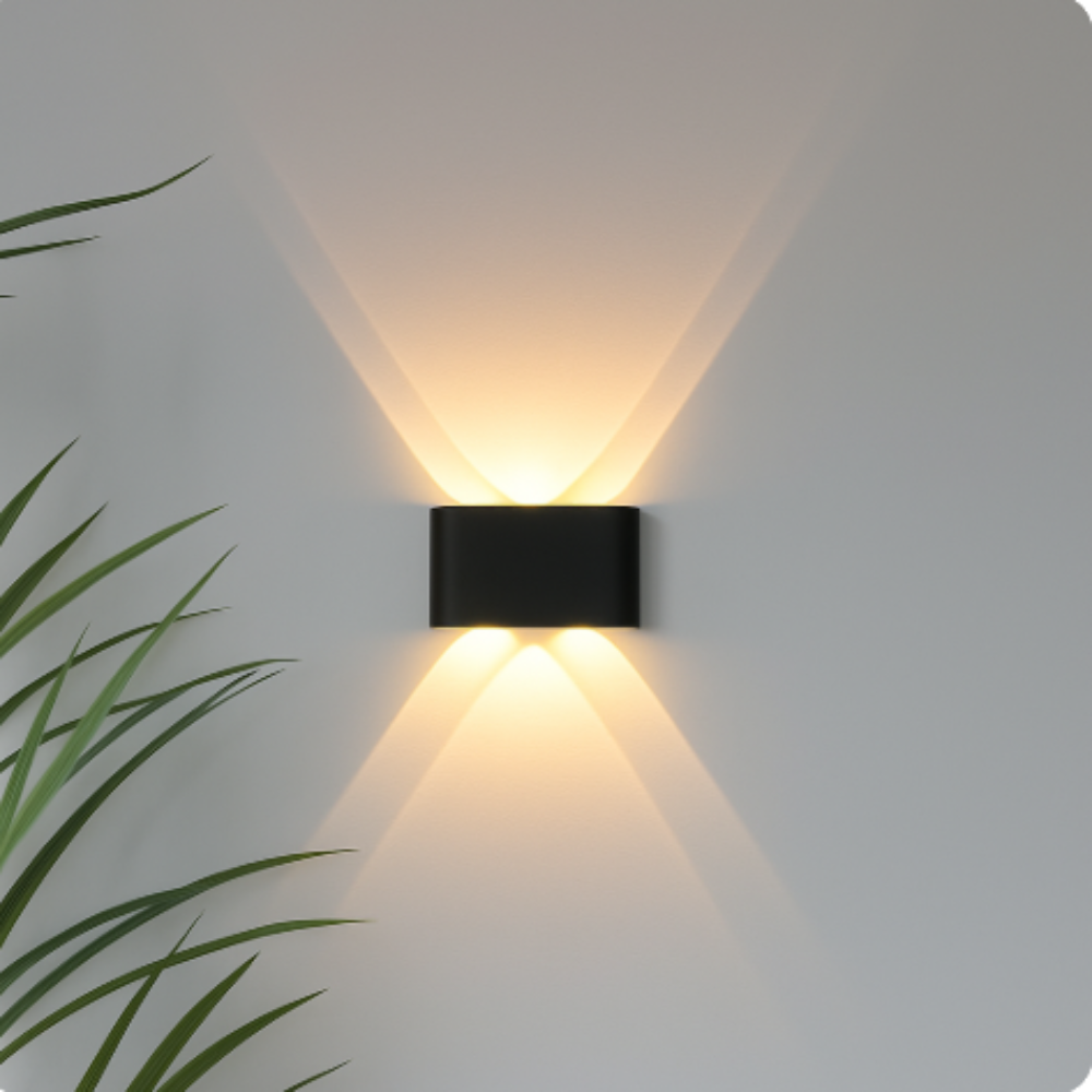 Skorter | Modern Indoor Outdoor Wall Light – Minimalist LED Fixture