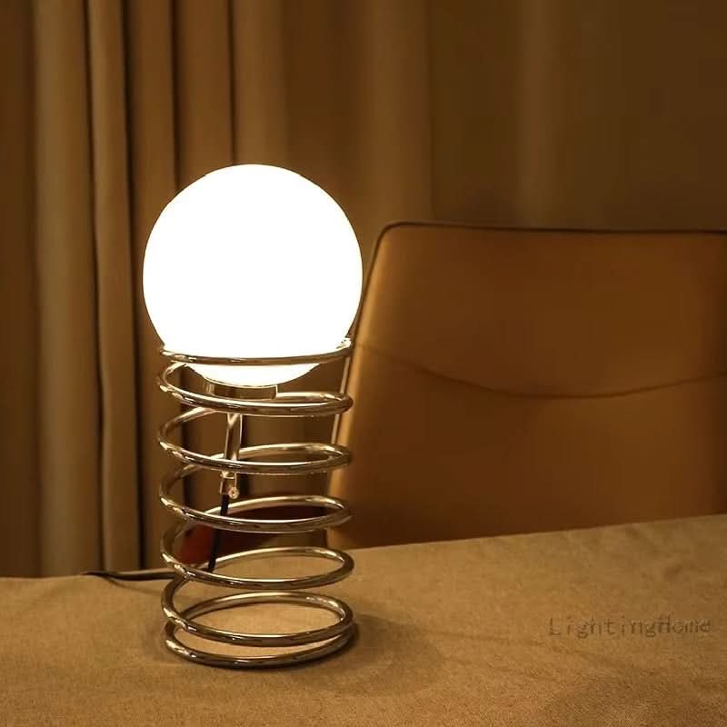 Skorter | FrostOrb Bauhaus Table Lamp – Frosted Glass