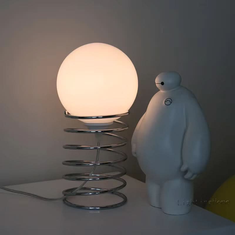 Skorter | FrostOrb Bauhaus Table Lamp – Frosted Glass