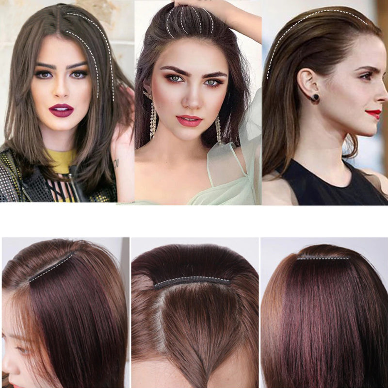 Skorter | Invisible And Natural Fluffy Front Side Clip-In Bangs Hair Wig Extensions