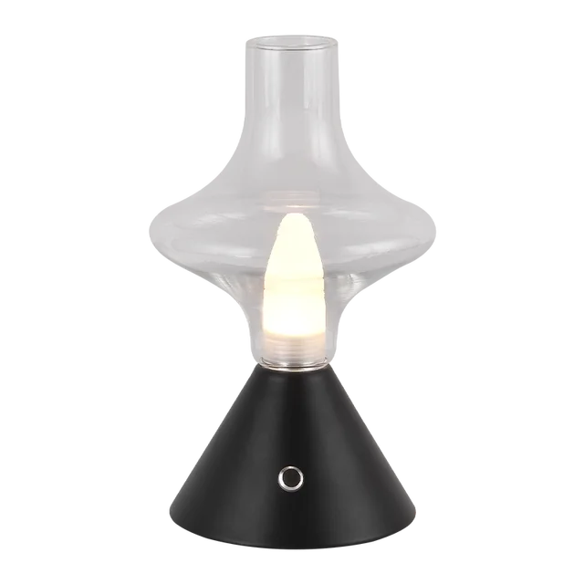 Skorter | RomanticGlow - Glass Table Lamp with Dimmable LED – Stylish Night Lamp