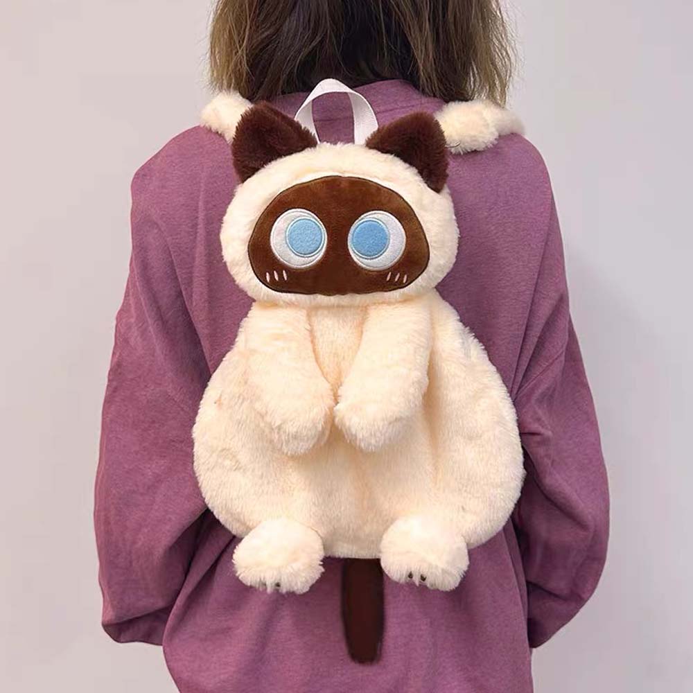 Skorter | Cute Cat Plush Backpack