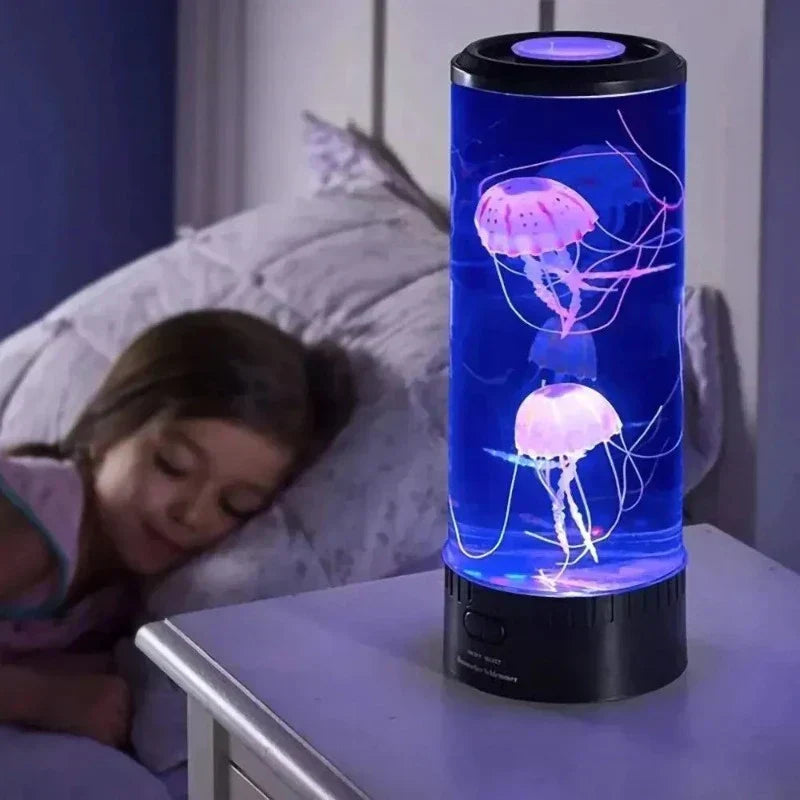 Skorter | AquaGlow - LED Jellyfish Night Light – Ambient Lighting for Living Room and Bedroom