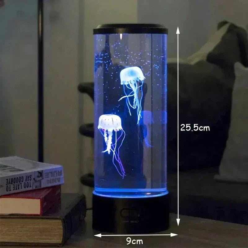 Skorter | AquaGlow - LED Jellyfish Night Light – Ambient Lighting for Living Room and Bedroom