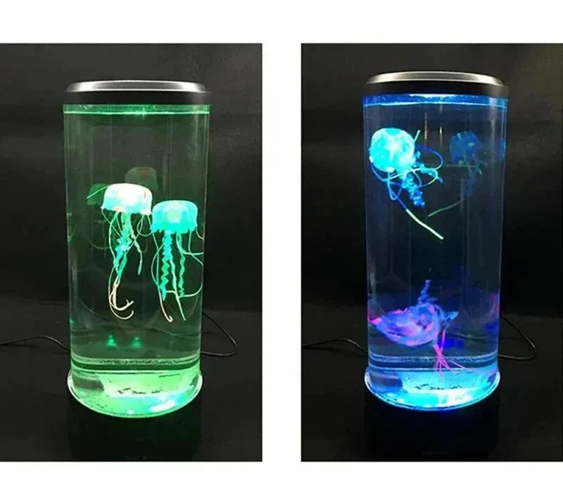 Skorter | AquaGlow - LED Jellyfish Night Light – Ambient Lighting for Living Room and Bedroom