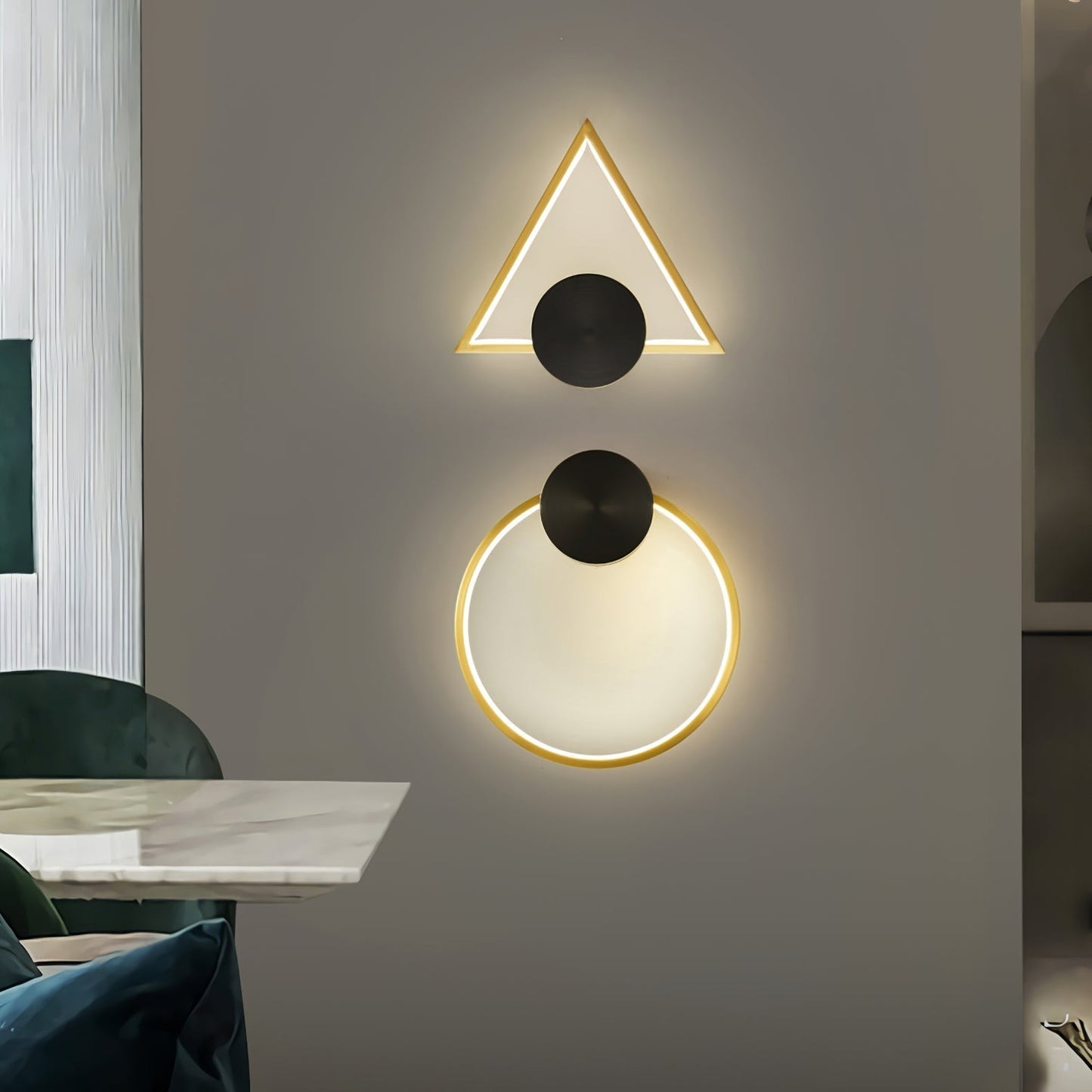 Skorter | GeoLight – Sleek Geometric Wall Lamp for Contemporary Spaces