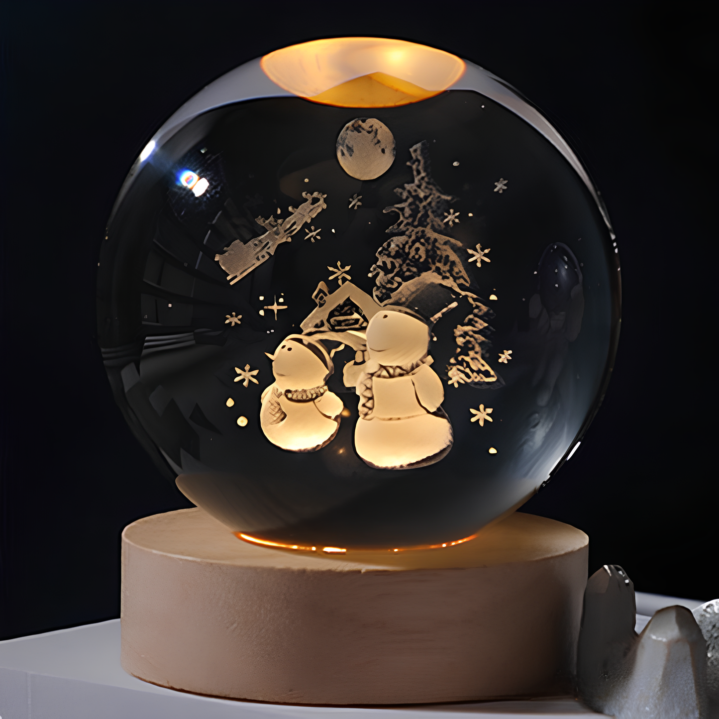 Skorter | Luminous Crystal Ball LED Night Light Decor