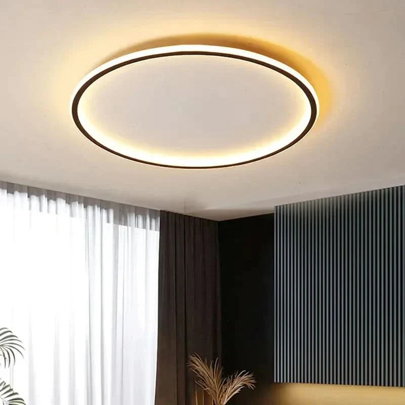 Skorter | Scandinavian Round LED Ceiling Light – Warm White