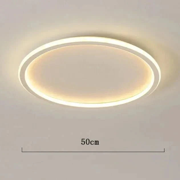 Skorter | Scandinavian Round LED Ceiling Light – Warm White