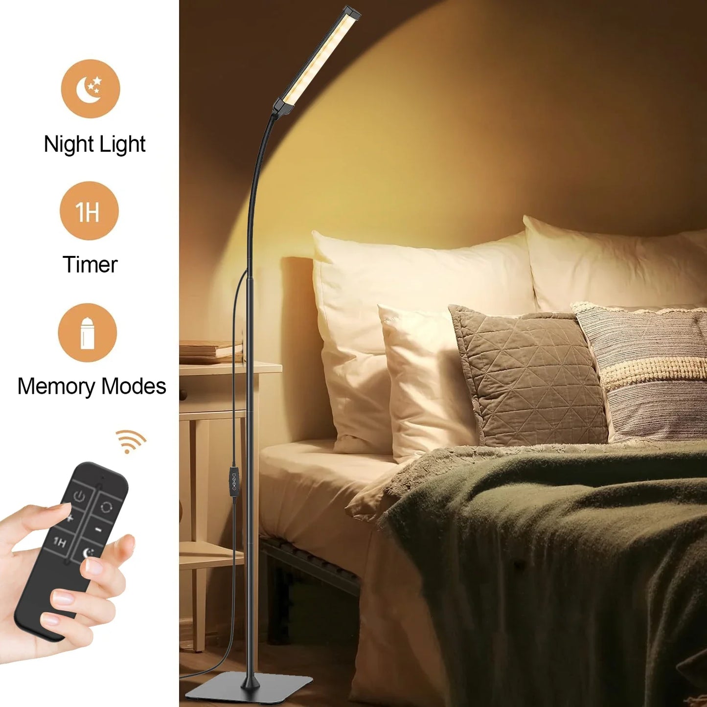 Skorter | Dimmable LED Floor Lamp