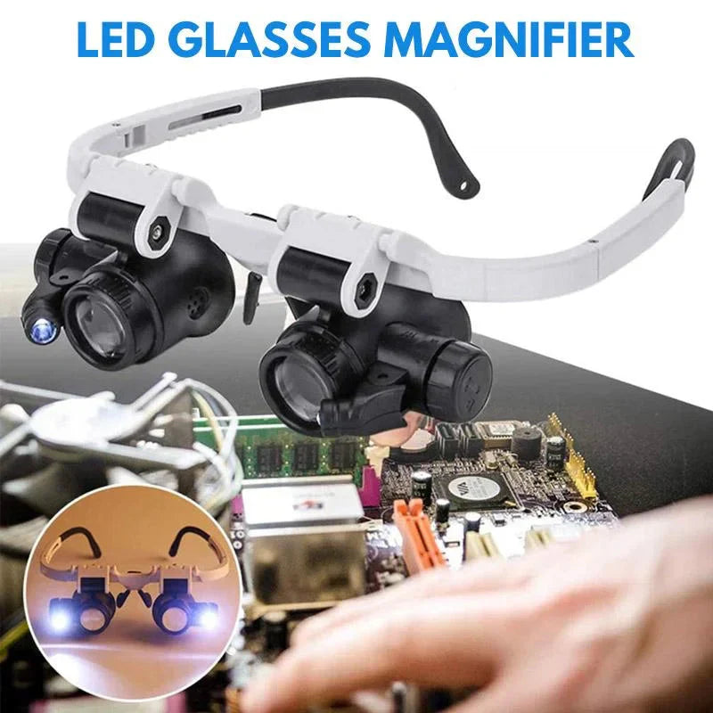 Skorter | Magnifying Glasses with 8x, 15x, and 23x Magnification for Detailed Viewing and Precision Work