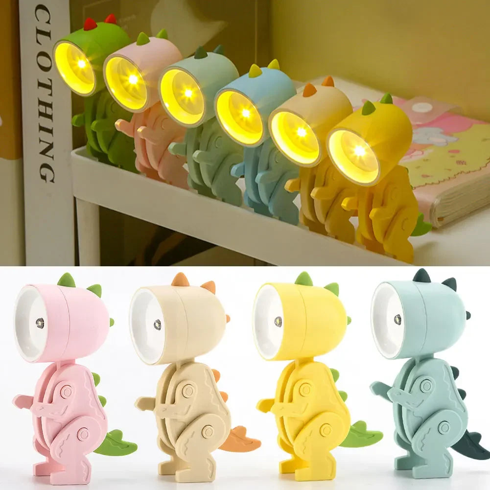 Skorter | DinoGlow – Cute Dinosaur LED Table Lamp for Children's Room | Dimmable & Adjustable