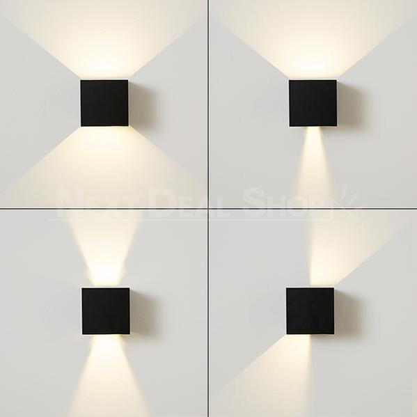 Skorter | LED Outdoor Waterproof Cube Button Wall Lamp