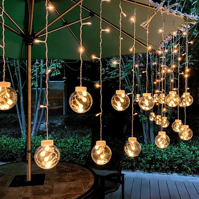 Skorter | Light Garland LED Fairy Lighting – Waterproof Outdoor Light String with Warm White Light