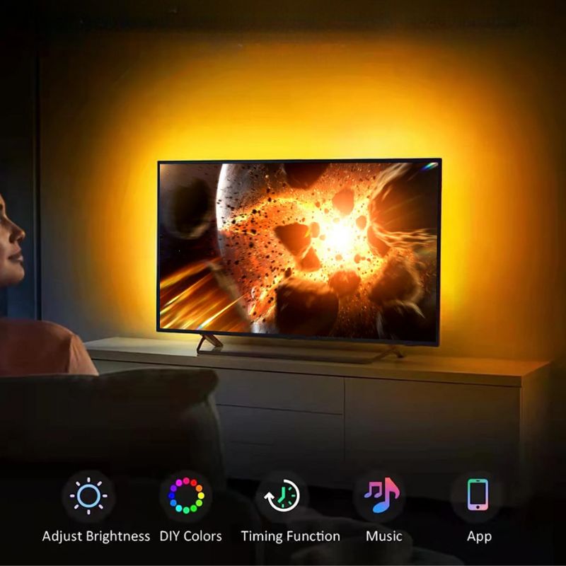 Skorter | Smart LED Light Strips For TV with HDMI Sync Box