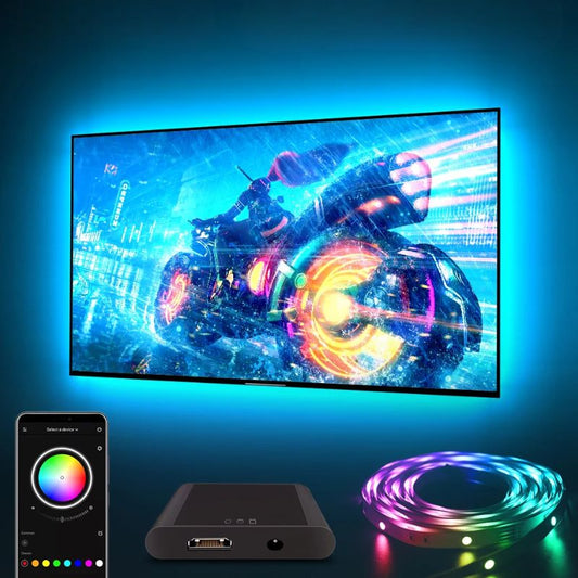 Skorter | Smart LED Light Strips For TV with HDMI Sync Box