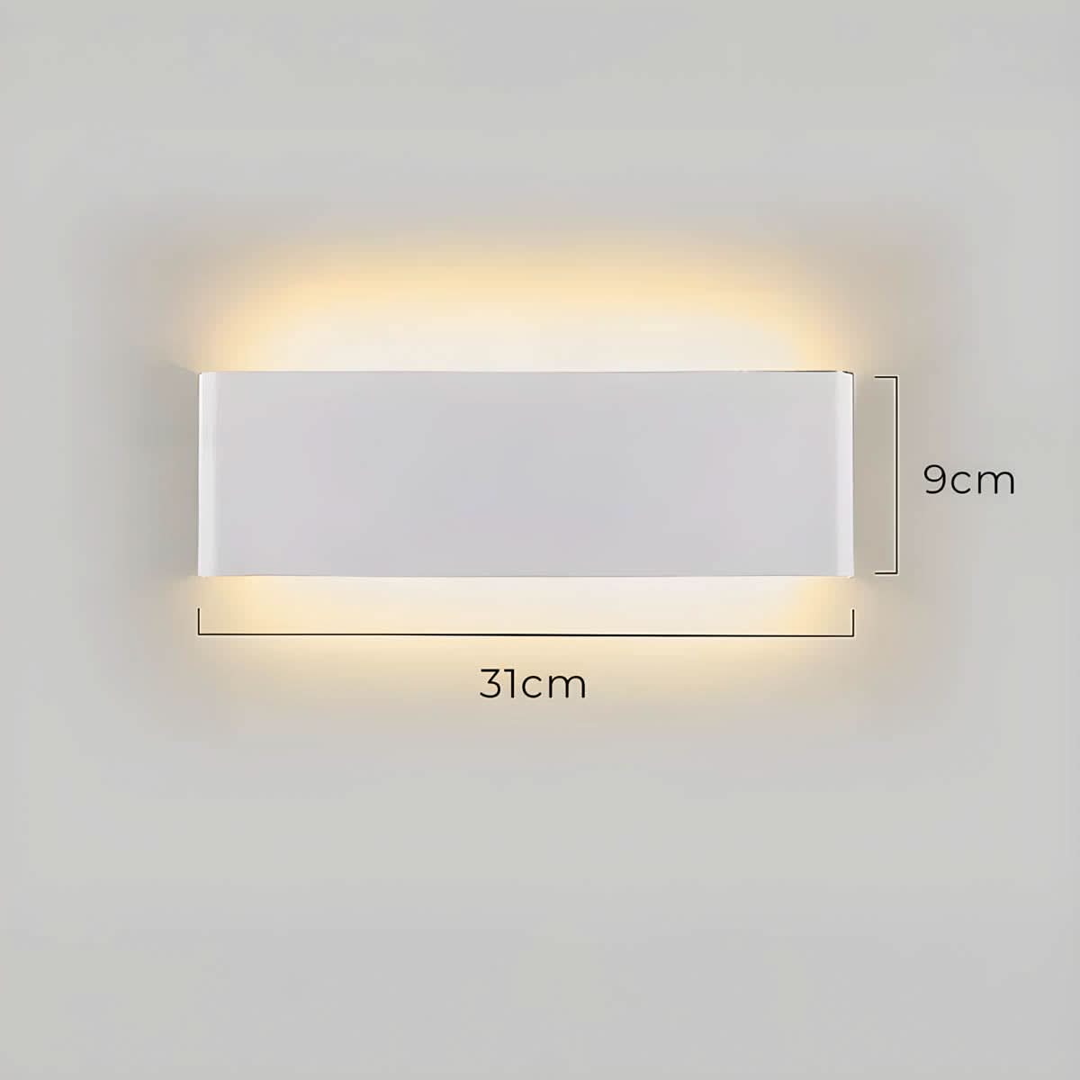 Skorter | Modern LED Wall Lamp – Elegant Aluminum & Glass Design