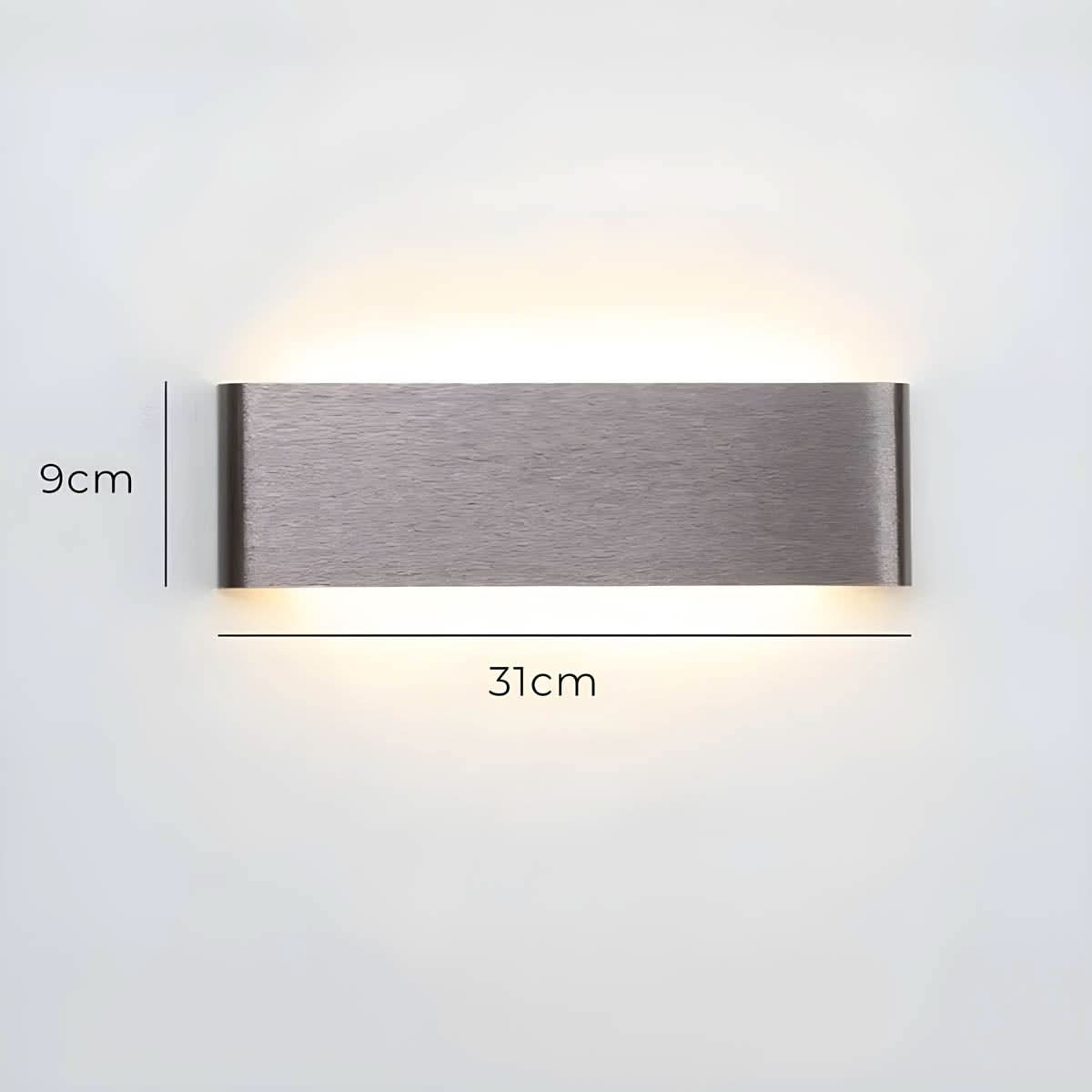 Skorter | Modern LED Wall Lamp – Elegant Aluminum & Glass Design