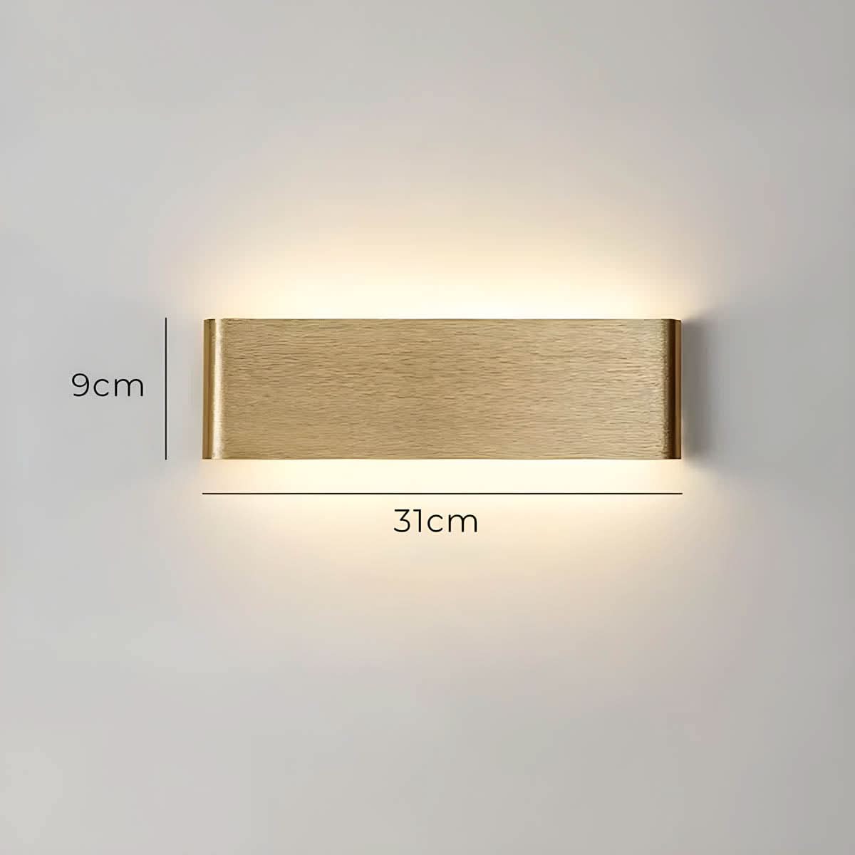 Skorter | Modern LED Wall Lamp – Elegant Aluminum & Glass Design