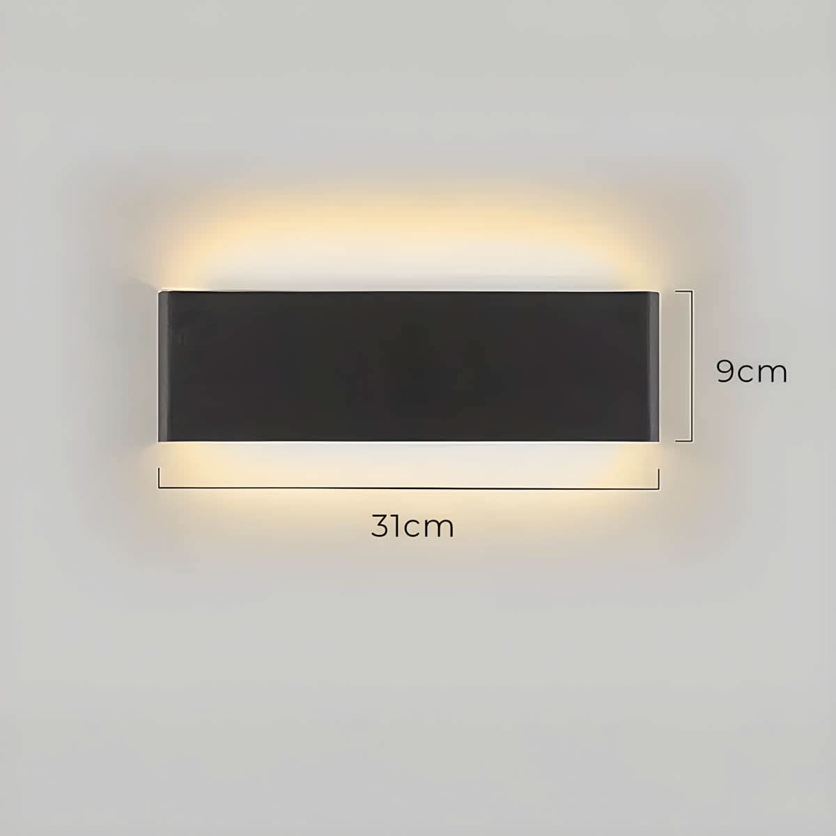 Skorter | Modern LED Wall Lamp – Elegant Aluminum & Glass Design