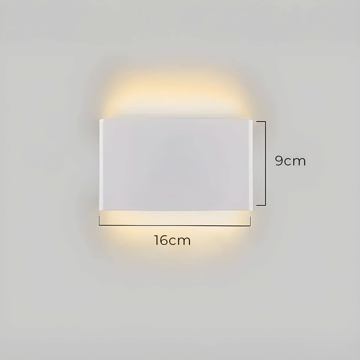Skorter | Modern LED Wall Lamp – Elegant Aluminum & Glass Design