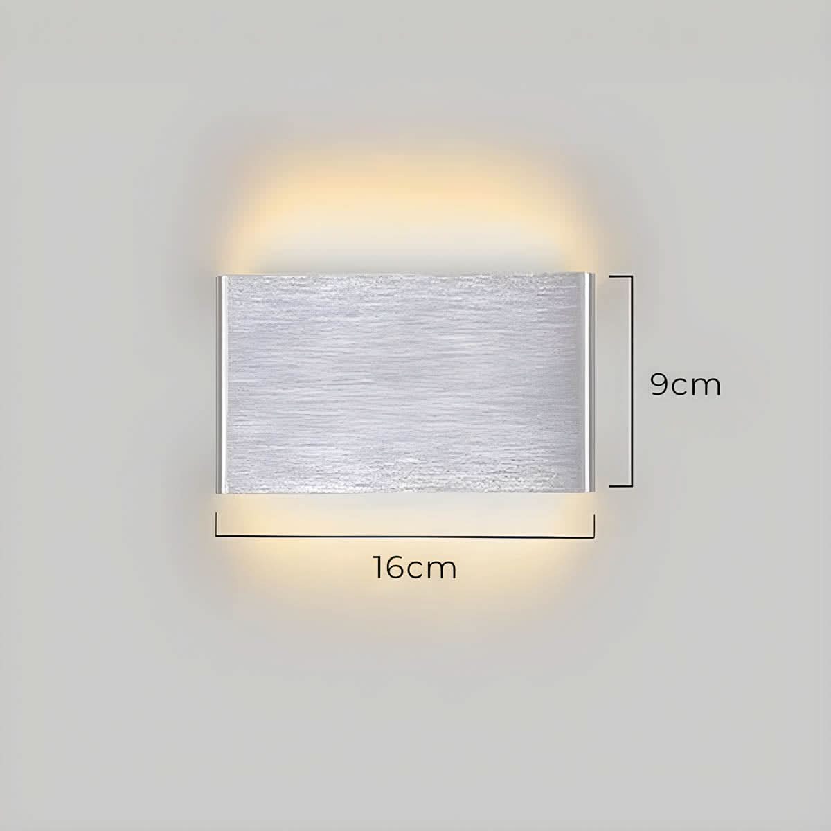 Skorter | Modern LED Wall Lamp – Elegant Aluminum & Glass Design