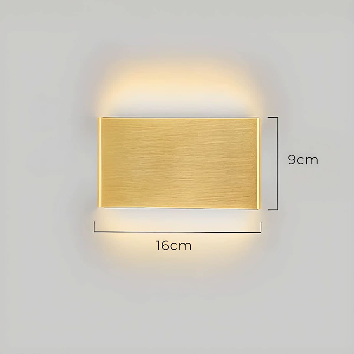 Skorter | Modern LED Wall Lamp – Elegant Aluminum & Glass Design
